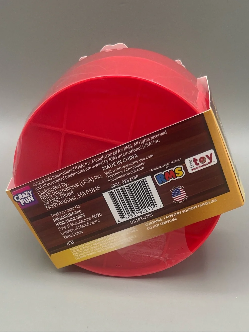 RMS Crazy Fun Mystery Dumpling TREASURE EDITION 🪎❤️ Red -  Viral Squishy Toy NEW